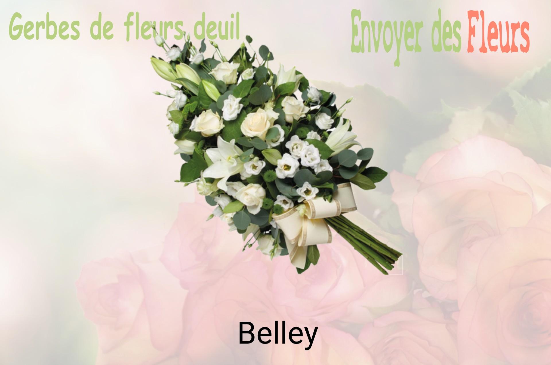 Gerbe de fleurs de deuil livrée à Belley